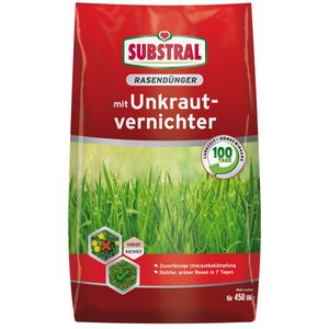 SUBSTRAL® Rasendünger mit Unkrautvernichter 9 kg für bis zu 450 m²