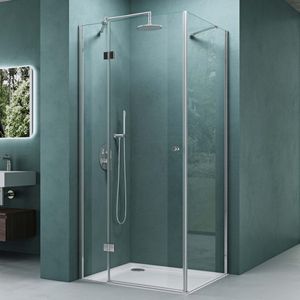 Mai & Mai Duschkabine 70x90cm 6mm Sicherheitsglas mit Easy-Clean durch NANO-Beschichtung Duschwand Duschabtrennung R05k