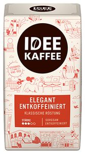 Kaffee ELEGANT ENTKOFFEINIERT von Idee Kaffee, 500g gemahlen