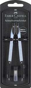 FABER-CASTELL Schnellverstellzirkel GRIP hellblau FABER-CASTELL Schnellverstellzirkel GRIP hellblau