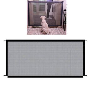 Türschutzgitter Treppenschutzgitter Roll, Hundeschutzgitter, Baby Absperrgitter ausziehbar & einrollbar,110x72cm