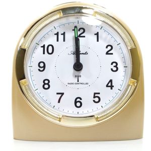 Atlanta 1404/9 Wecker Funk Funkwecker analog golden mit Licht Snooze Atlanta 1404/9 Wecker Funk Funkwecker analog golden mit Licht Snooze