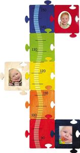 Holzdekoration Messlatte Bilder-Puzzle BxLxH 370x10x680mm NEU