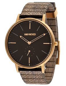WeWood WW63004 Holz-Armbanduhr Albacore Rose Gold Black Choco