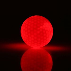 Leuchtende Golfbälle, Golf Übungsbälle, LED Leuchte Golf, Elektronische LED Leuchtgolfbälle für Nachttraining Mit Großer Reichweite und Distanzschüssen