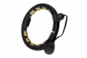 Masážní hula hoop HMS HHM13 se závažím, magnety a počítadlem černá Masážní hula hoop HMS HHM13 se závažím, magnety a počítadlem černá