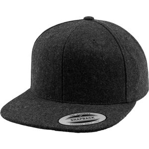 FLEXFIT Melton Wool Snapback Cap