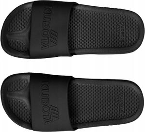 Kubota Badelatschen Herren "Basic Plain" Schwarz Einfarbig, 44
