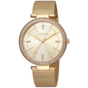 Esprit Uhr ES1L310M0135 Damen Armbanduhr Gold