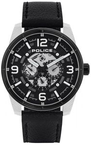 Police Watch Herrenuhr Armbanduhr Lederband PL15663JSTB.02