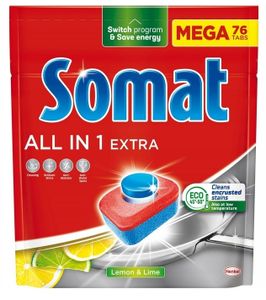 Somat All In 1 Extra Geschirrspüler Reinigungstabletten 76 Stück