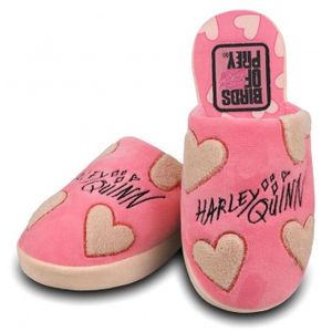 DC Comics Hausschuhe Harley Quinn Cosy Hearts Pink Mule Slippers (Größe 38-41)