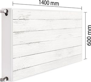 Magnet Heizkörperverkleidung Heizkörperabdeckung 140x60 HOLZ