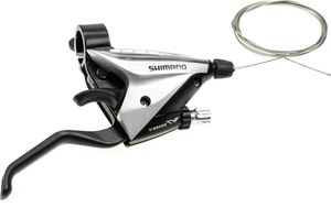 Fahrrad Schalt Brems Hebel SHIMANO Acera Shifter rechts 9-fach ST-EF65-9R Silber 2 Finger