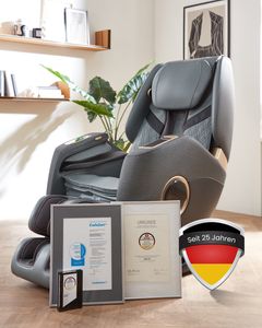 Massagesessel EASYRELAXX PLUS in grau schwarz