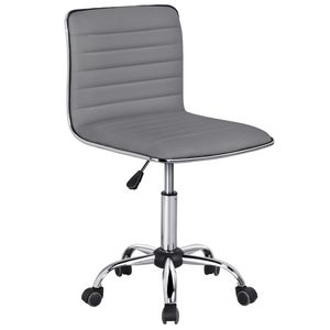 Yaheetech Bürostühle höhenverstellbarer Drehstuhl ergonomisch Schreibtischstuhl 360° drehbar aus Kunstleder