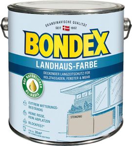 Bondex Landhaus-Farbe Steingrau 2,50l - 391311