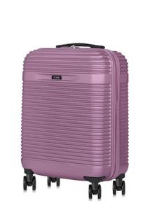 Kufr OCHNIK WALAB-0040 - Pevný kufr na kolečkách s 360° kolečky - cestovní kufr (fialový, velikost S - 55×40×20 cm)
