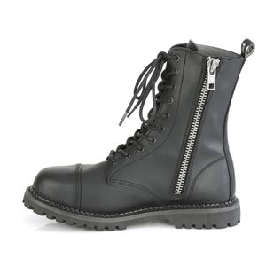 Demonia RIOT-10 Ankle Boots Stiefeletten schwarz, Größe:40 (US-M8)