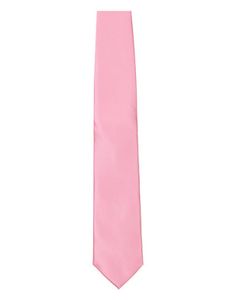 Satin Tie / 144 x 8,5cm /  Zu 100% von Hand genäht - Farbe: Pink - Größe: 144 x 8,5cm