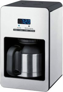 Kaffeemaschine mit Thermoskanne, Filterkaffeemaschine für 10 Tassen mit 1000W Leistung, Timer + Programmierbar - 24H Einstellbar