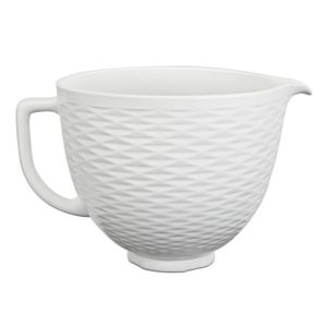 KitchenAid Keramikschüssel 4,7 L weiß mit Struktur 5KSM2CB5TLW
