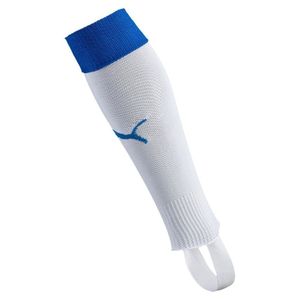 Puma Herren Striker Stirrup Socken Fussball Stutzen weiß blau 43-46