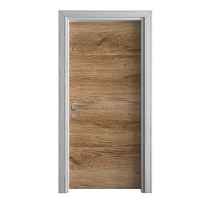 Tür Selbstklebende 90x210 cm Türfolie Türtapete Klebefolie - Helles Holz