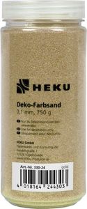 Deko-Farbsand, 0,1mm, ca. 750g, in Zylinderdose, gold Dekosand