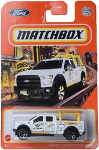 Matchbox '15 Ford F 150 Contractor Truck, White 78/100, weiß