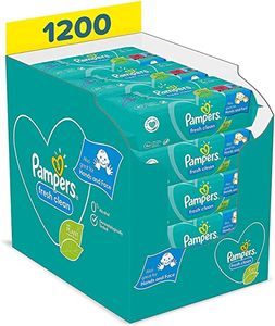 Pampers Feuchte Tücher Fresh Clean (15x 80er Pack) 1200 Stück Vorteilspack - 1200 Stück