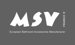 MSV Duschablage zum Hängen – praktisches Duschregal ohne Bohren zu montieren – Duschkörbe zum Hängen aus Metall und Holz für sämtliches Duschzubehör – bambusfarben