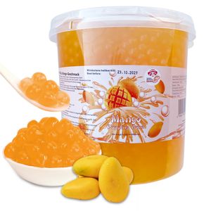 3kg Mango Bubble Tea Perlen - Popping Boba - Ideen zum Partys