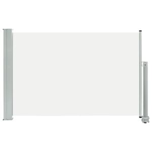 VEVOR Terrassen Windschutz 160 x 300 cm Rollo Seitenmarkise ausziehbar  Cremeweiß für den privaten oder gewerblichen Gebrauch