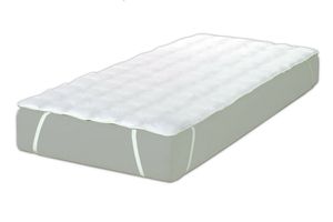 Softside Hardside Wasserbett Matratzen Spannauflage mit 4 Gummiecken Spannbezug 180 x 210 cm
