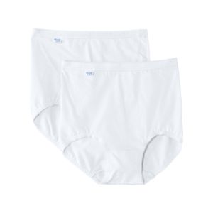 Sloggi Basic+ Maxi dámské kalhotky do pasu 2 Pack, německé velikosti:42, Sloggi Barvy:White 0003