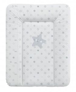 Ceba Baby přebalovací podložka měkká 70x50cm, Hvězdy šedá Ceba Baby přebalovací podložka měkká 70x50cm, Hvězdy šedá