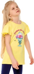 Mädchen-T-Shirt Ice Cream  - Gelb - 146