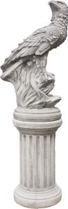 Adler aus Steinguss Greifvogel Jagdvogel Adler auf Säule Säule aus Steinguss, Frostfest Witterungsbeständig PO-1751uPO-1015
