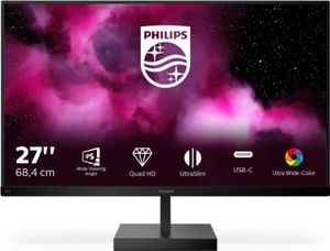 Philips C Line 276C8/00 Monitor PC 68,6 cm (27") 2560 x 1440 pikseli Quad HD LCD Nero