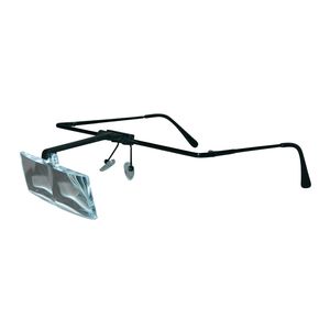 Lupenbrille für Uhren und Schmuck Reparatur, mit 3 Vergrößerungsstufen, bis zu 3,5x Vergrößerung, super leicht, stabil, auch für Brillenträger, mit austauschbaren Lupeneinsätzen
