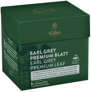 EILLES TEE Tea Diamond EARL GREY Premium Blatt im Pyramidenbeutel, 20er Box