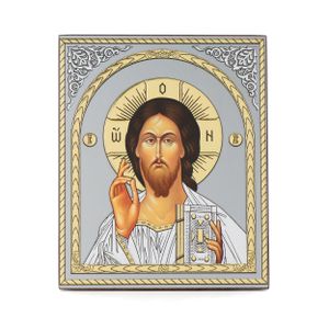 NKlaus Jesus Christus Holz Ikone 10x12cm christlich orthodox 11348