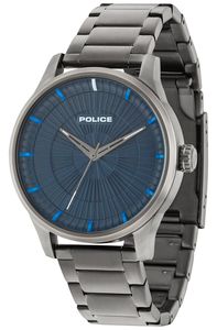 Police Unisex Armbanduhr PL15038JSU.03M Edelstahl grau