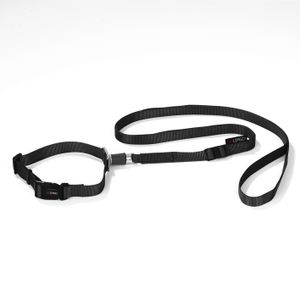 GOLEYGO Hundeleine & Halsband mit  Magnet-Klick-System Schwarz L-XL