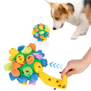 Míč na čichání psa, hračka na čichání koberců, interaktivní hračka pro psy, inteligentní hračka, koule na jídlo (zelená)
