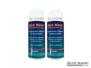 Blue Magic Konditionierer Tabletten - 20 Stück - Für Wasserbetten, Wasserkopfkissen, Wasserbett-Schlauchsysteme