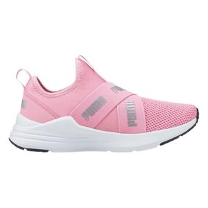 Puma Wired Run JR Slip On Damen Laufschuh in Rosa, Größe 4.5