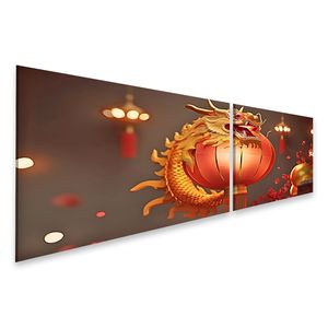 Chinesisches Neujahrsdrachen Wandbild