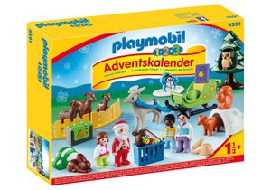 Playmobil 9391 1.2.3 Adventskalender "Waldweihnacht der Tiere"